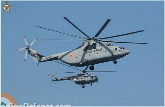 Mi-26 Russian-made military transport aircraft of Indian Air Force