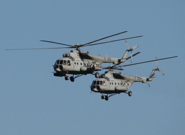 Russia will deliver 8 Mi-171Sh multi-purpose helicopters to Peru's air force in December, the deputy director of Russia's arms export agency was quoted as saying Friday, September 19. Peru, a major buyer of Russian military hardware, bought 24 helicopters from Russia for $406 million in December last year for use in combating drug trafficking and to replace eight Mi-17 military transport helicopters purchased from the Soviet Union in 1984.