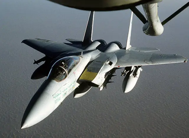 The United States has started daily aerial refueling for warplanes in the Saudi-led coalition carrying out air strikes against the Iranian-backed Houthi rebels in Yemen, the Pentagon said Wednesday. The first refueling flight took place on Tuesday night with a U.S. Air Force KC-135 Stratotanker providing fuel for a F-15 fighter jet operated by Saudi Arabia and an F-16 flown by the United Arab Emirates, spokesman Colonel Steven Warren told reporters.