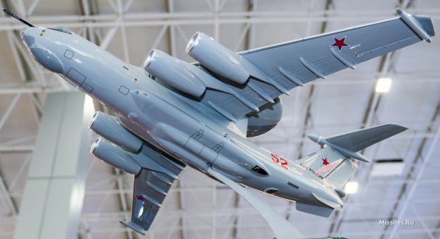 Scale model of Russia s future A 100 AWACS aircraft spotted at Army 2016 exhibition 640 001