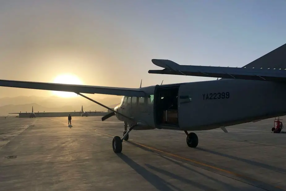 Afghan Air Force C 208 successfully completes first emergency combat airdrop 001