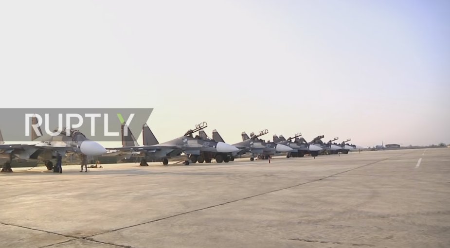 Russia redeploys Su 30SM fighters Il 78M tankers to Syria for drills over Mediterranean 001