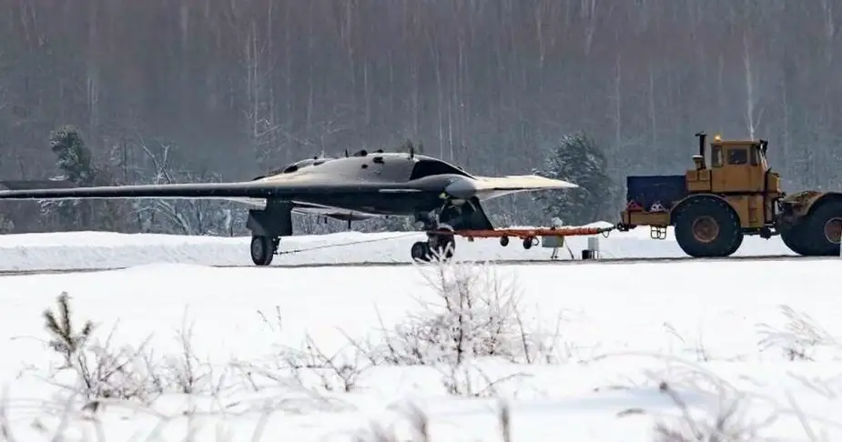 Russian heavy drone Okhotnik made its first flight