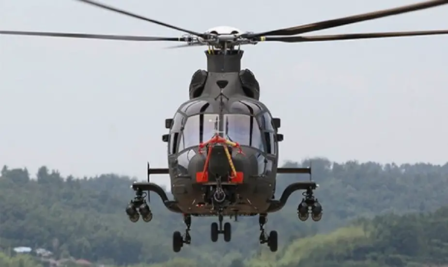South Korean Light Armed Helicopter completes its first flight