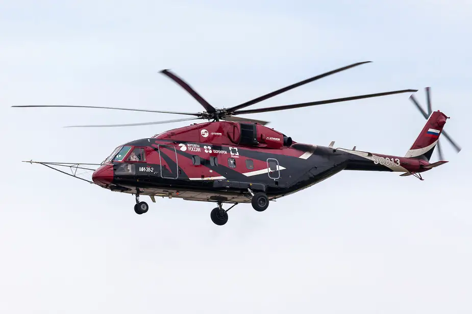 Mi 38 helicopter undergoes successful tests in extremely high temperatures