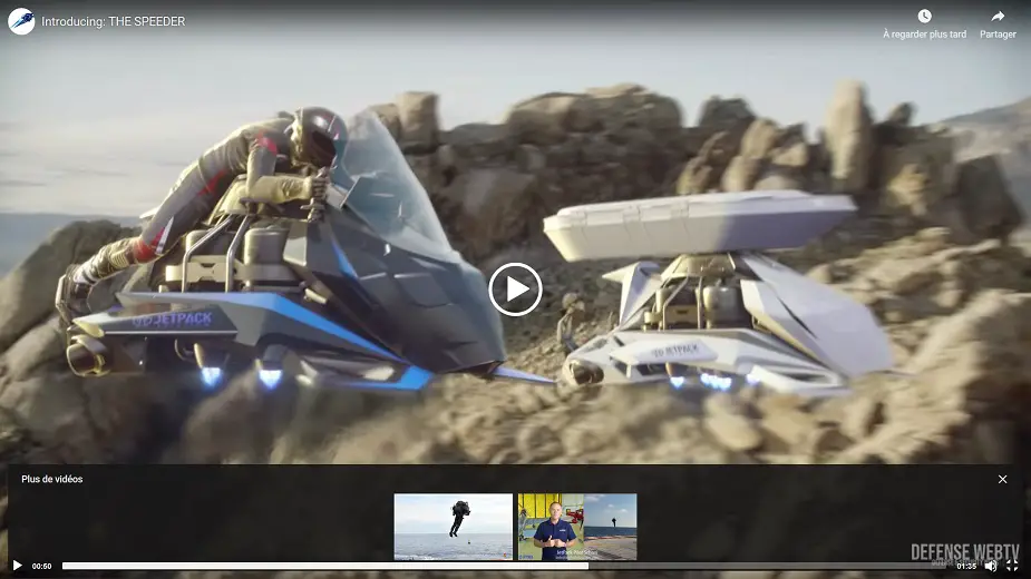 Jetpack Aviation to launch flying motorcycle for military use VIDEOLINK