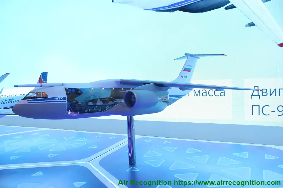 Russia TsAGI completed the design of a large scale model of Il 276 airlifter