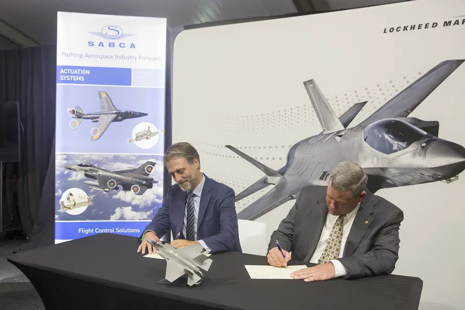 SABCA and Lockheed Martin reach agreement on supplier opportunities for the F 35 fighter jet 02