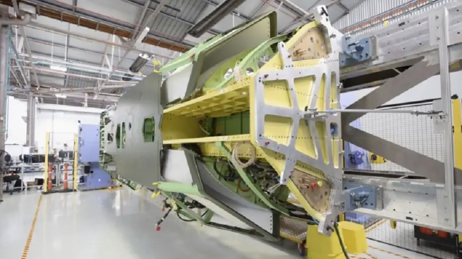 Boeing Australia completes first Loyal Wingman fuselage 02