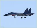 A Chinese fighter aicraft J-11B was spotted for the first time with a new generation of air-to-air missile AAM PL10.