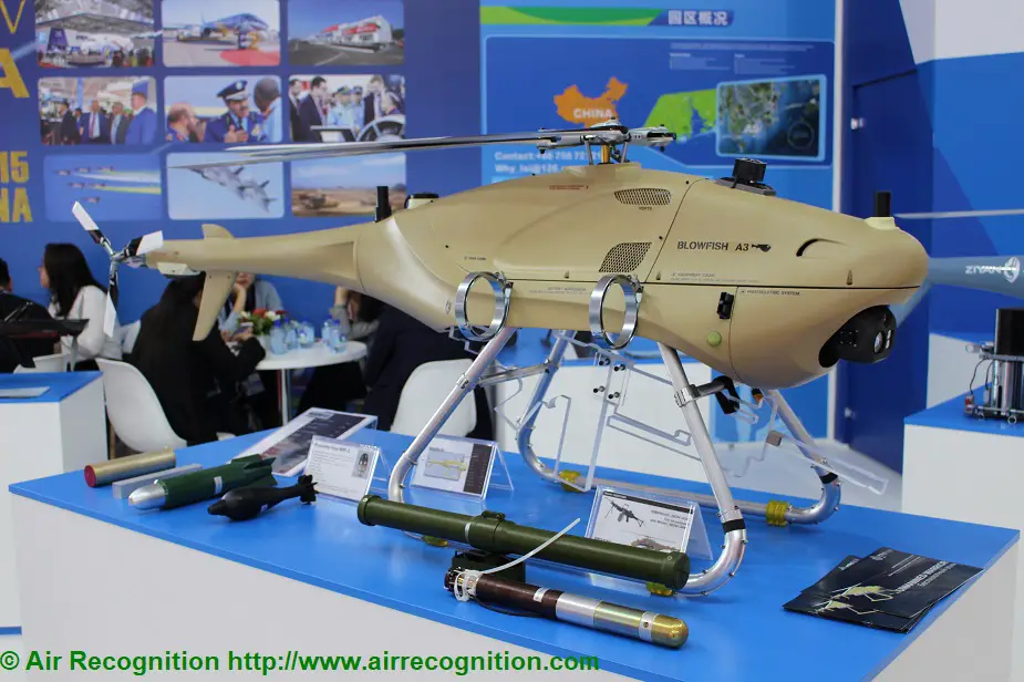 MAKS 2019 Ziyan showcased Blowfish A3 UAV