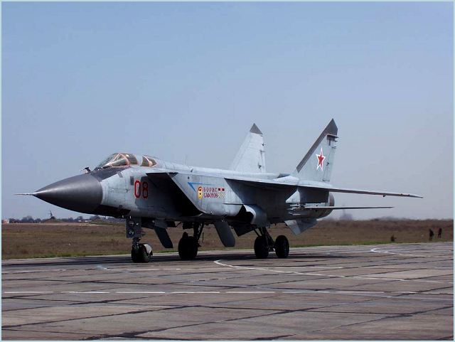 MiG-31 interceptor fighter aircraft technical data sheet specifications intelligence description information identification pictures photos images video Russia Russian Air Force aviation air defence industry military technology