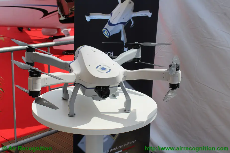 Paris Air Show 2019 Azur Drones presents the Skeyetech system1