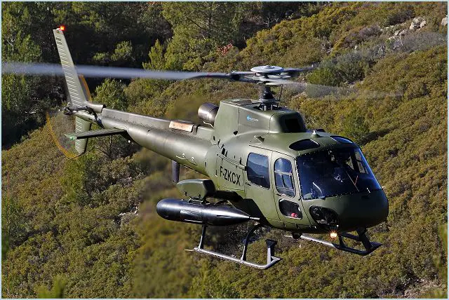 Fennec AS550 Eurocopter light multipurpose helicopter data sheet specifications intelligence description information identification pictures photos images video France French Air Force aviation aerospace defence industry military technology