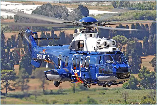 EC225 long-range heavy transport Helicopter technical data sheet specifications intelligence description information identification pictures photos images video France French Air Force aviation aerospace Eurocopter defence industry military technology