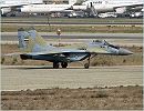 A MiG-29 fighter aircraft of the Iranian Army Air Force conducted its test flight successfully on Saturday, Auguxst 4, 2012, after being overhauled by local experts. The MiG-29 aircraft which was down for 12 years could experience its first flight after it was overhauled at Shaheed Fakouri air base in Iran's Northwestern city of Tabriz, which took 21,000 man/hour of work. 