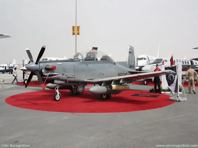 Beechcraft Corporation is bringing its AT-6 light attack aircraft to the Dubai Airshow 2013for the first time, displaying the aircraft Nov. 17-21 at Dubai World Central, before launching a three-month demonstration tour of the aircraft. Beechcraft offers the AT-6 to nations in need of light attack air support for the most demanding scenarios.