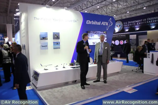 ATK stand Dubai Airshow 2015
