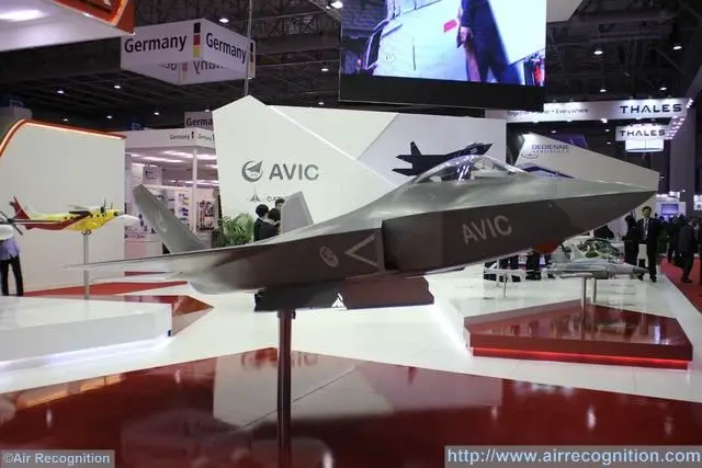 Dubai Airshow 2015 AVIC introduces its FC 31 for the first time outside of China 640 002