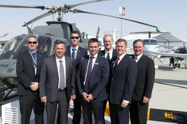 Dubai Airshow 2015 NorthStar Aviation takes delivery of its 48th Bell 407 GX helicopter 640 001