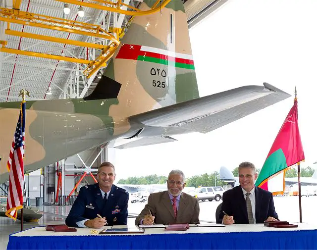 The first C-130J Super Hercules for the Sultanate of Oman was formally accepted at ceremonies, Aug. 30, at Lockheed Martin’s Marietta facility. This is the first of three C-130Js on order for Oman and is scheduled for delivery later this year. 