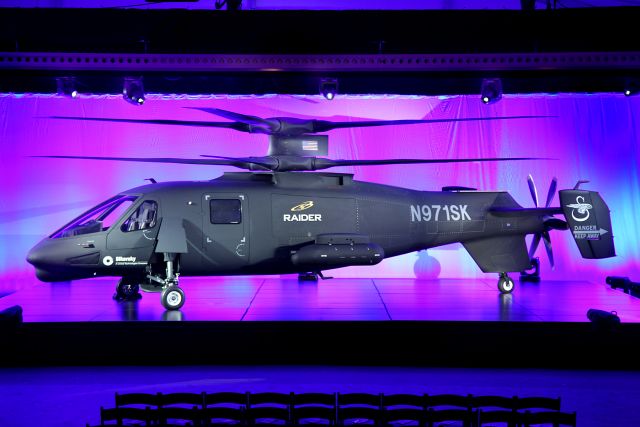 Sikorsky Aircraft, a subsidiary of United Technologies Corp., yesterday, October 2nd, unveiled the first of two S-97 RAIDER™ helicopter prototypes, signaling the start of activities in the program’s test flight phase and a major step toward demonstrating the new – and first – armed reconnaissance rotorcraft featuring X2™ Technology designed for military missions. 
