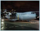 The first Airbus A400M new generation airlifter for the German Air Force has taken another steps towards delivery with painting of its new colours and the start of taxiing trials. The aircraft moved under its own power for the first time on 12 October at the Airbus Defence and Space facility in Seville, Spain. 