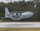 The first KC-130J Super Hercules tanker assigned to a U.S. Marine Corps Reserve squadron was ferried today from the Lockheed Martin facility located here. This KC-130J is assigned to the Marine Aerial Refueler Transport Squadron 234 (VMGR-234) stationed at Naval Air Station Fort Worth Joint Reserve Base, Texas.