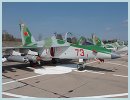 A solemn ceremony to hand over four new training and light combat aircraft Yak-130 to personnel of the 116th guards assault airbase took place at the Lida airfield on 27 April, reported yesterday the Belarusian newspaper BelTA. The four new aircraft will make up an independent wing as part of the airbase.