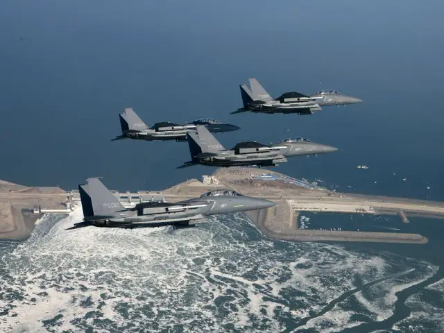 The South Korean Air Force said Thursday it has started a large-scale aerial exercise involving indigenous light attack fighter jets as part of efforts to evaluate and improve its strategic and combat capabilities, reports today South Korean newspaper The Korea Herald. The exercise "Soaring Eagle" kicked off Monday for a two-week run at an air base in the central city of Cheongju, 137 kilometers south of Seoul, according to the Air Force. 