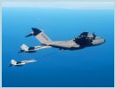The Airbus A400M new generation airlifter has further proved its credentials as a tanker by successfully demonstrating simultaneous air-to-air refuelling of two F/A-18 fighters. In the course of four flights, the A400M performed 74 contacts and dispensed 27.2 tonnes of fuel to the Spanish Air Force aircraft. Refuelling was conducted at altitudes of 20,000ft – 33,000ft, and airspeeds of 180kt – 300kt – the preferred refuelling envelope for fighters.