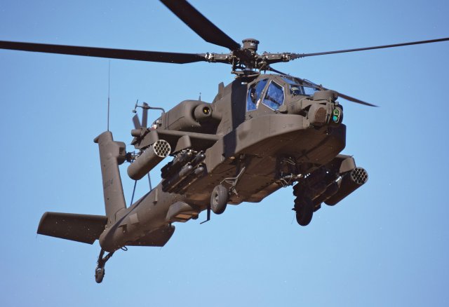 Boeing rolled out South Korea s first AH 64E Apache Guardian attack helicopter 640 001