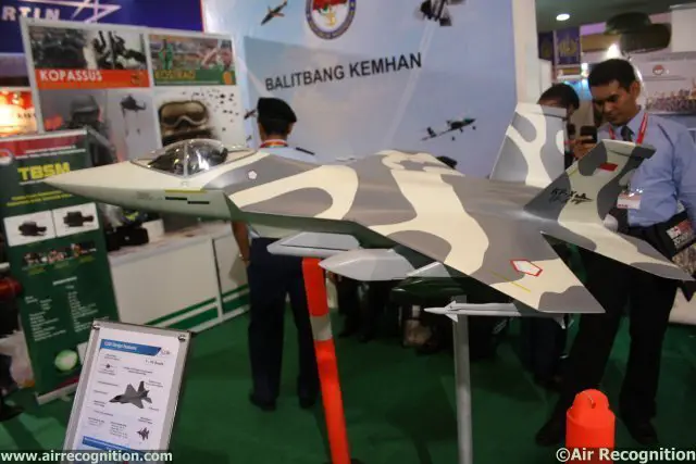 Indonesian Aerospace presents IF-X Block I jet fighter project at IndoDefence 2014 640 001