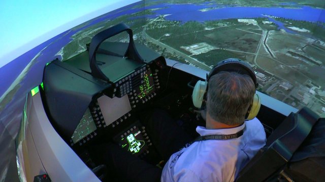 Boeing completes upgrade of USAF F 22 simulators with its Constant Resolution Visual System 640 001