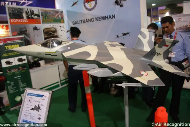 Indonesian Aerospace presents IF-X Block I jet fighter project at IndoDefence 2014 640 002