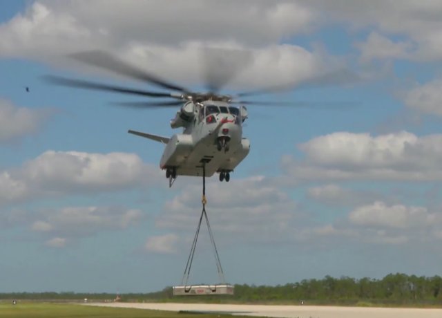 Sikorsky CH 53K concludes first external load flight test 640 001