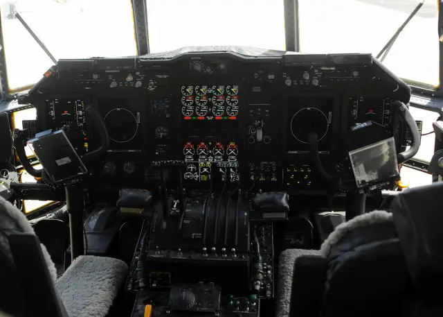 USAF EC 130H Compass Call EW aircraft receives avionic upgrade 640 001