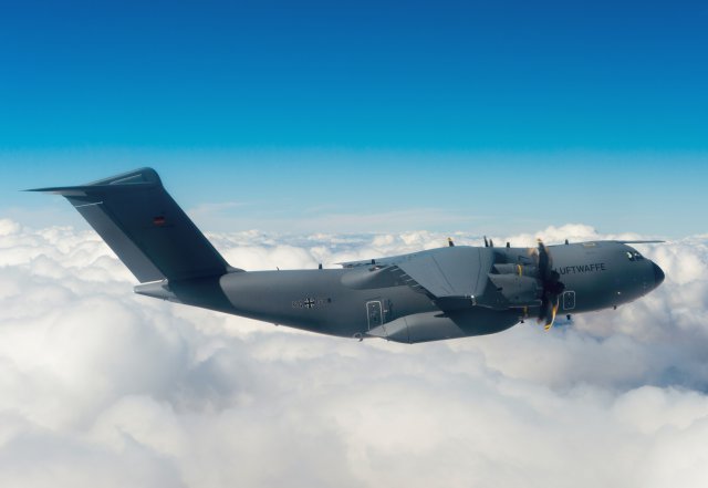 German Air Force receives first Tactical Standard A400M airlifter 640 001