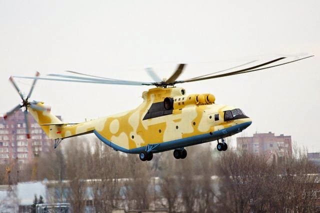Algeria first Mi 26T2 heavy transport helicopter started flight tests 640 001