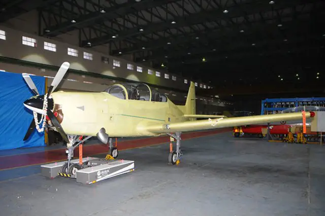 HAL unveils first prototype of its HTT 40 basic training aircraft 640 001
