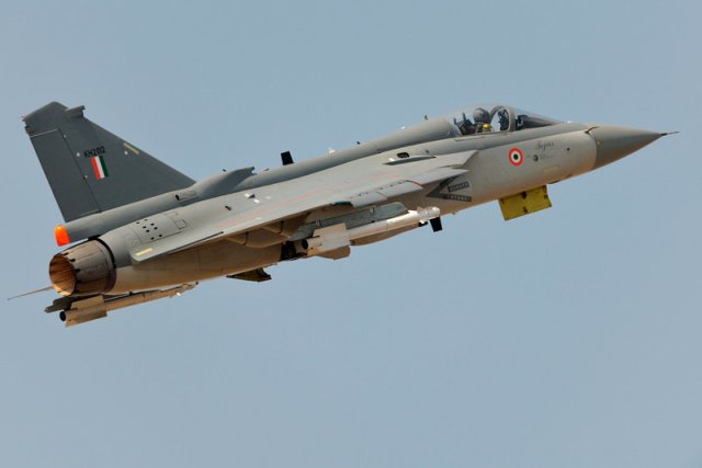 India Tejas Light Combat Aircraft fires a Derby air to air missile for the first-time 640 002
