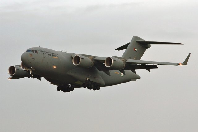 UAE orders LAIRCM countermeasures systems for its C 17 aircraft fleet 640 001