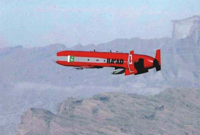 Pakistan successfully flight tests homemade Ra ad Air Launched Cruise Missile 640 001