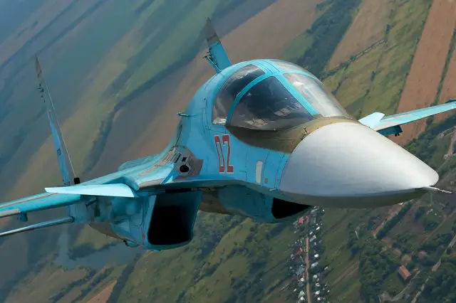 Two new Su 34 strike fighters delivered to the Russian Air Force 640 001