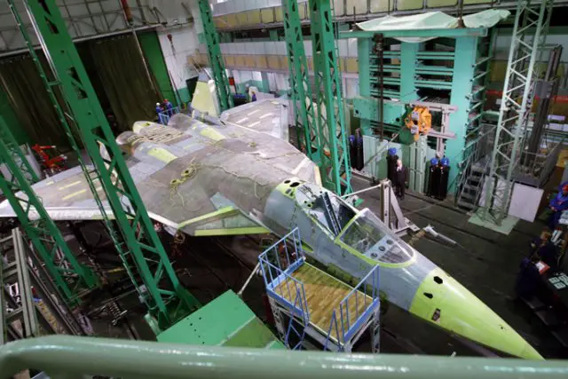 UAC now gearing up for T 50 PAK FA low rate initial production batch 640 001