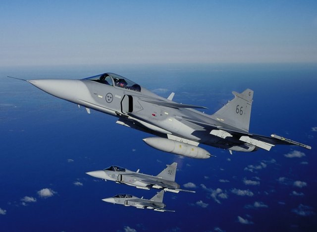 Saab wins a  17 9mn contract to support Swedish Air Force Gripen fighters 640 001