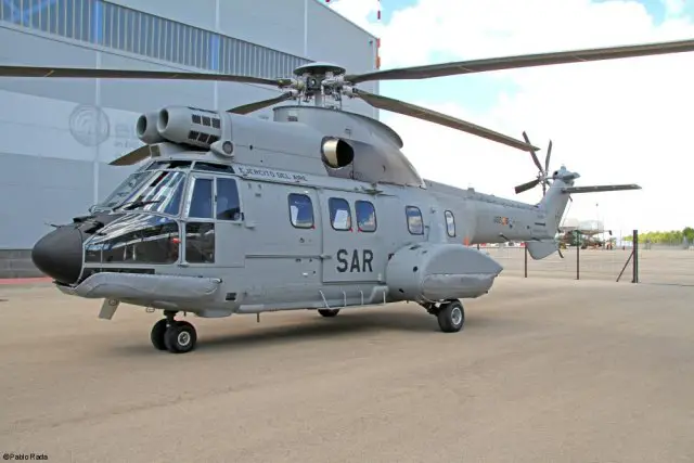 Spanish Air Force receives its first H215 SAR helicopter 640 001