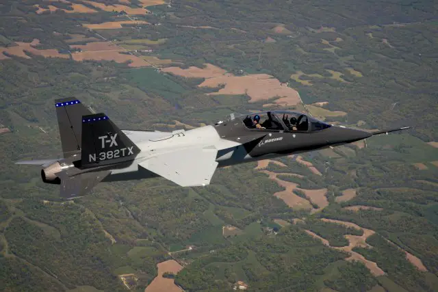 Boeing Saab successfully fly second production ready T X jet trainer 640 001
