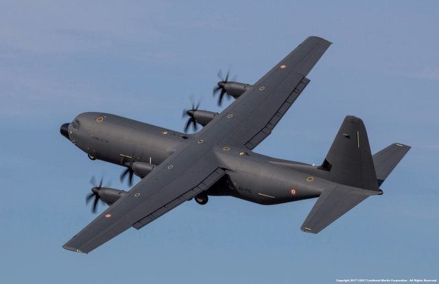 French Air Force received first C 130J 30 airlifter 640 001