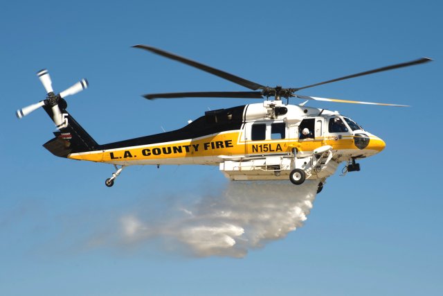 LA County Fire Department receives two S 70i Firehawk helicopters 640 001